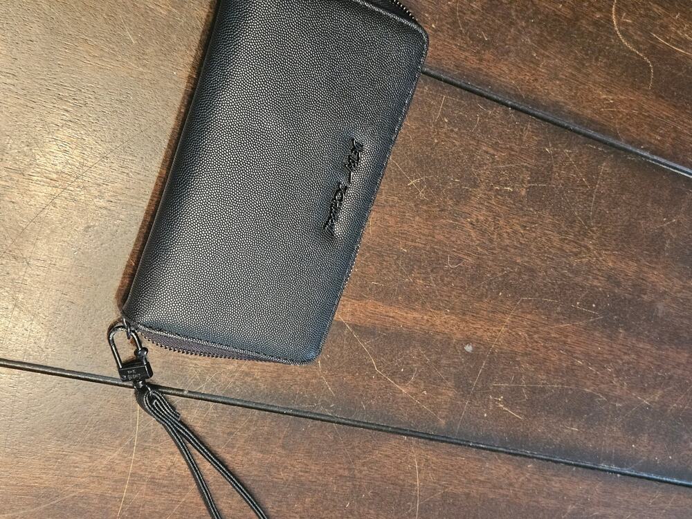 Betsey Johnson Large Black Wallet